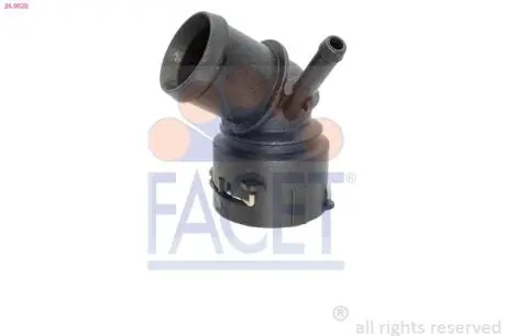 260020 Фланец системи охлаждения Audi A3 (03-13)/VW Golf (04-13)/Skoda Octavia (04-13) FACET подбор по vin на Brocar