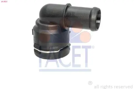 260021 Фланец системи охлаждения Audi A3 (03-13)/VW Golf (04-13)/Skoda Octavia (04-13) FACET підбір по vin на Brocar