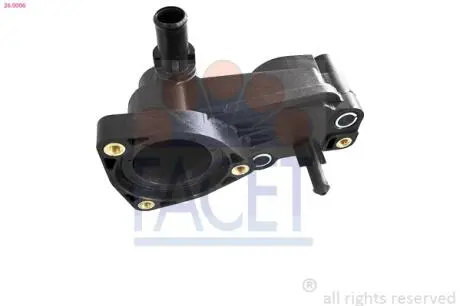 260006 Фланец системи охлаждения Ford Focus (99-05) 1.8 TDCi (260006) Facet FACET подбор по vin на Brocar