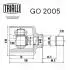 GO2005 ШРКШ внутрішній лівий Ducato 1800kg 1.9/2.0/2.3/2.5/2.8 (94-) (зов:31/вн:45) (GO 2005) TRIALLI TRIALLI підбір по vin на Brocar