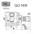GO1418 ШРКШ Nissan Almera N16 (00-)/Almera Classic (06-) MT (н24/вн22) (внутр.) (GO 1418) Trialli TRIALLI підбір по vin на Brocar