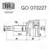 GO073227 ШРКШ зовнішній Rio 1.4/1.6 (05-) МКПП (зов:25/вн:22) Без кільця ABS (GO 073227) TRIALLI TRIALLI підбір по vin на Brocar