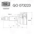 GO073223 ШРКШ зовнішній Rio 1.3/1.4 (00-) (зов:24/вн:21) Без кільця ABS (GO 073223) TRIALLI TRIALLI підбір по vin на Brocar