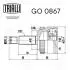 GO0867 ШРКШ Kia Sportage II (04-) МТ (н27/вн25/abs48) (зовн. перед.) (GO 0867) Trialli TRIALLI підбір по vin на Brocar