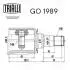 GO1989 ШРКШ внутрішній Toyota Land Cruiser Prado 150 (09-) (н30/вн30) (GO 1989) Trialli TRIALLI підбір по vin на Brocar