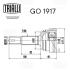 GO1917 ШРКШ Toyota RAV 4 (06-) 2.0i 4WD (н26/вн18) (зовн. зад.) (GO 1917) Trialli TRIALLI підбір по vin на Brocar
