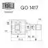 GO1417 ШРКШ Nissan X-Trail T31 (07-) MT (н29/вн33)(внутр. лів.) (GO 1417) Trialli TRIALLI підбір по vin на Brocar