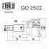 GO2502 ШРКШ зовнішній Mazda 3 (03-) (зов:28/вн:22) (GO 2502) TRIALLI TRIALLI підбір по vin на Brocar