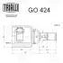 GO424 ШРКШ 2190(10-)/1118(13-) АКПП внутрішній (трипоід) TRIALLI TRIALLI підбір по vin на Brocar