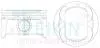 Поршень із пальцем +1.00мм (к-кт на двигун) Hyundai SANTA FE TEIKIN 51138-100 51138-100