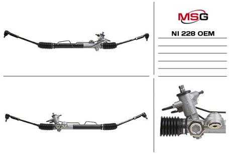 NI228OEM Рульова рейка з ГУР нова Nissan Almera Classic N17 06-12 TRW підбір по vin на Brocar