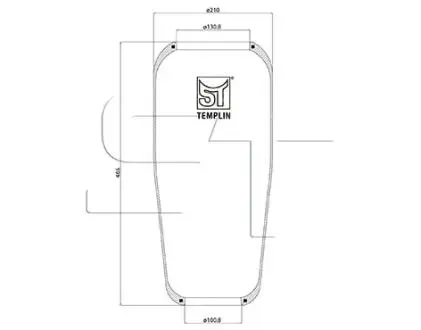 040606006500 Подушка амортизуюча ST-TEMPLIN підбір по vin на Brocar