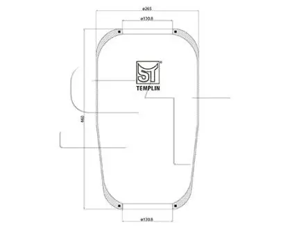 040606006190 Подушка амортизуюча ST-TEMPLIN підбір по vin на Brocar