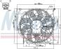85067 NISSENS BMW Вентилятор радіатора X3 04- NISSENS підбір по vin на Brocar