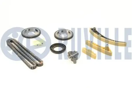 580123 RUVILLE CITROEN К-кт ланцюга ГРМ (ланцюг+4шт. напрямних + натягувач +2 шестерні) Jumper, Ford Transit 2.2HDI 06- RUVILLE подбор по vin на Brocar