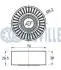 541827 RUVILLE MITSUBISHI Ролик натяжн. Lancer 2.0 08-, Grandis 2.0 05-, Outlander 2.0 07-, Chrysler, Dodge, Jeep RUVILLE підбір по vin на Brocar