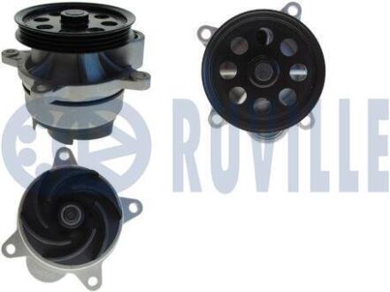 561715 RUVILLE FORD Помпа воды GALAXY 2.0 18-, S-MAX 2.0 18-, TOURNEO CUSTOM V362 2.0 15-, TRANSIT V363 2.0 16- RUVILLE підбір по vin на Brocar