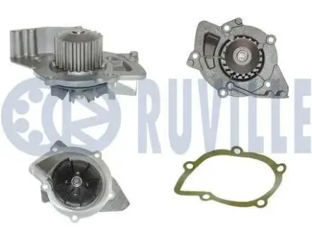 561235 RUVILLE CITROEN Помпа воды C4, C5, Jumper, Jumpy 2.0-2.2HDI, FIAT Scudo, FORD Galaxy 07- RUVILLE підбір по vin на Brocar