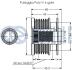542372 RUVILLE OPEL Шків генератора Astra J 09-, INSIGNIA A, ZAFIRA TOURER C 05- RUVILLE підбір по vin на Brocar