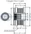 542588 RUVILLE OPEL Шків генератора ASTRA J GTC 1.4 11-15, CORSA D 1.4 09-14 RUVILLE підбір по vin на Brocar