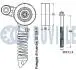 542599 RUVILLE OPEL Натяжной механизм ремня Corsa B/C/D, Astra G/H 1.0-1.4 RUVILLE підбір по vin на Brocar