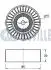 542212 RUVILLE SUBARU Ролик натяжной Outback, Forester, Legacy, 2,0D 08- RUVILLE підбір по vin на Brocar
