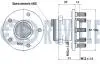 221723 RUVILLE MAZDA Подшипник задний с датчиком ABS Mazda 3/6,CX-5 11- RUVILLE підбір по vin на Brocar