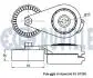 542022 RUVILLE VW Ролик натяжной Audi A4/5,Q5,Amarok,T5 1.8/2.0TFSI 07- RUVILLE підбір по vin на Brocar