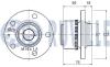 221480 RUVILLE SKODA Подшипник передн.ступицы к-кт Fabia 1.2 99- RUVILLE підбір по vin на Brocar