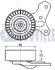 542140 RUVILLE Ролик натяжной AUDI A3/Q3/TT 2,5RS 11- RUVILLE підбір по vin на Brocar
