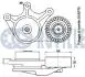 542536 RUVILLE BMW Ролик натяжной 5 F10 520/528 10- RUVILLE підбір по vin на Brocar