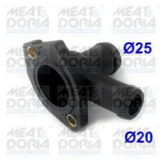 93156 MEATDORIA VW Фланець охолоджувальної рідини 80,Golf, Passat,Vento MEAT&DORIA підбір по vin на Brocar