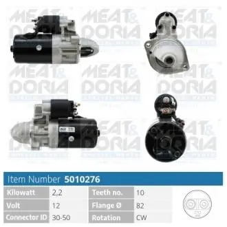 5010276 MEATDORIA DB Стартер T1 310 D 2.9 96- MEAT&DORIA підбір по vin на Brocar