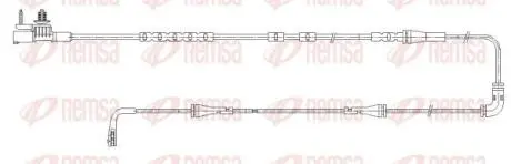 001194 REMSA LAND ROVER Датчик зносу гал. колодок (задній) DISCOVERY 2.0 16-, RANGE ROVER 3.0 12- REMSA подбор по vin на Brocar
