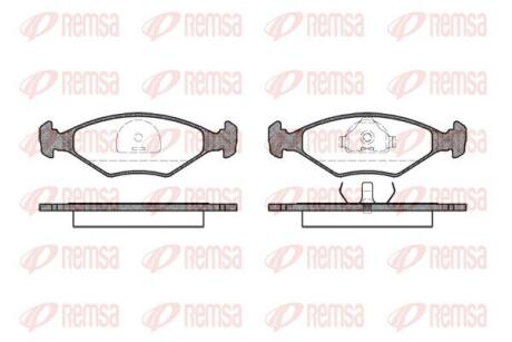 028110 REMSA FIAT гальмівні колодки дискові Fiorino 93-2001 REMSA підбір по vin на Brocar