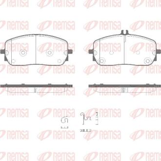 182605 REMSA DB Колодки гальмівні передні W206, S206 REMSA підбір по vin на Brocar