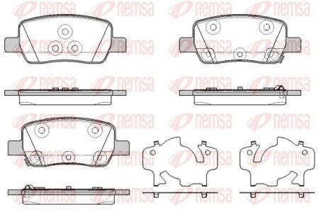 194202 REMSA KIA Колодка гальмівні задні SORENTO IV REMSA підбір по vin на Brocar