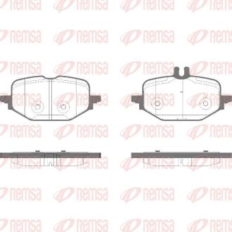 197210 REMSA DB Колодки гальмівні задні W206, S206 REMSA підбір по vin на Brocar