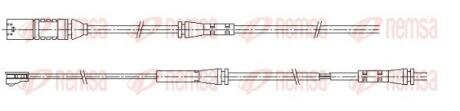 001202 REMSA датчик гальм. колод. BMW 3 20- REMSA підбір по vin на Brocar