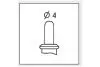 KAVO PARTS DB Датчик температуры OM601-606/615-617M102/111 ECT-1003