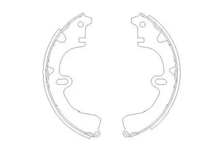 KBS9918 KAVO PARTS щоки гальмівні TOYOTA Corolla -00 KAVO подбор по vin на Brocar