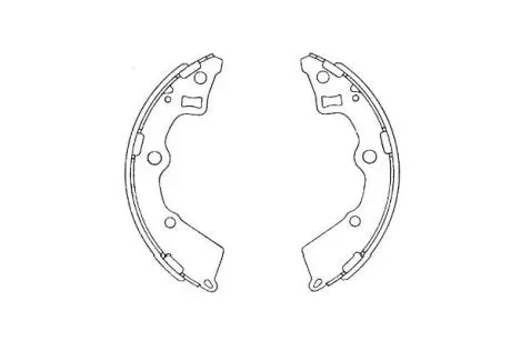 KBS4409 KAVO PARTS Щеки тормозные KIA PICANTO 04- KAVO підбір по vin на Brocar