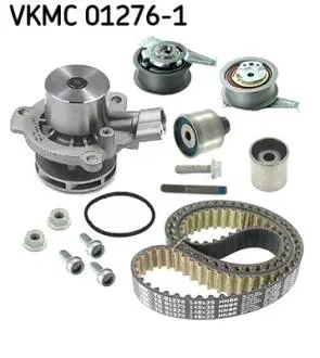 VKMC012761 SKF SKODA К-кт ГРМ (водяна помпа + 4 шт. роликів + кріплення + ремніь) KODIAQ I (NS6, NS7, NV7) 2.0 RS Bi-TDI 4x4 18-, VW TIGUAN (AD1, AX1) 2.0 TDI 4motion 16-20 SKF підбір по vin на Brocar