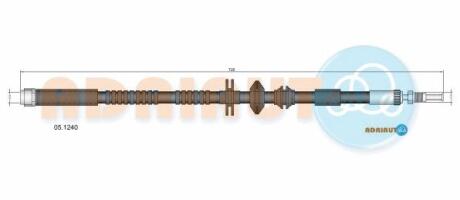 051240 ADRIAUTO шланг гальмівний перед. BMW 5 F10 ADRIAUTO подбор по vin на Brocar