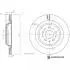 ADBP430108 BLUE PRINT TESLA Диск гальм. задній MODEL 3 BLUE PRINT підбір по vin на Brocar