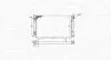 350213187500 MAGNETI MARELLI радіатор двигуна SEAT TOLEDO I (1L) 1,6 VW CADDY I (14) 1,5 1,6 1,8 GOLF I* (17) 1,6 1,8 1,6D GOLF II* (19E/1G MAGNETI MARELLI підбір по vin на Brocar