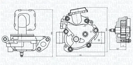351516000091 MAGNETI MARELLI TOYOTA Оливний насос HIGHLANDER 2.4 00-, CAMRY 2.4 01-, RAV 4 II 2.4 03-, RAV 4 III 2.4 05- MAGNETI MARELLI подбор по vin на Brocar