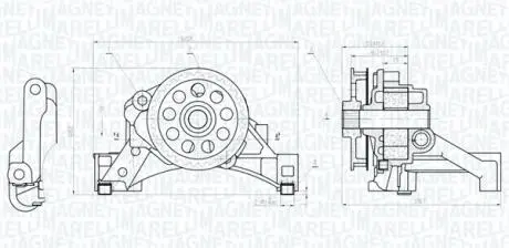 351516000010 MAGNETI MARELLI VW помпа мастила Amarok,Caddy III,Crafter,Golf V,VI,T5,Passat,Skoda 1.6TDI, 2.0TDI MAGNETI MARELLI підбір по vin на Brocar