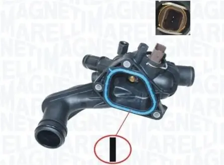 352317101050 MAGNETI MARELLI CITROEN термостат C3 1.4,C4,Grand Picasso 1,6 THP,DS3,Mini,Peugeot MAGNETI MARELLI підбір по vin на Brocar