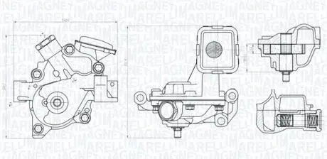 351516000146 MAGNETI MARELLI TOYOTA Оливний насос AURIS 1.6 07-12, COROLLA 1.6 06- MAGNETI MARELLI подбор по vin на Brocar